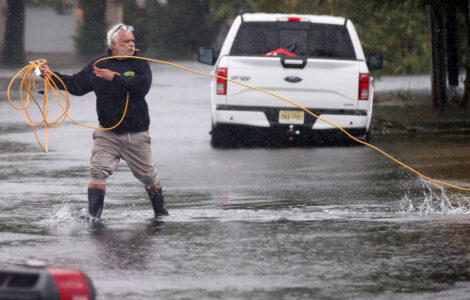 A persistent nor'easter batters US Northeast, causing coastal flooding, outages and at least 1 death